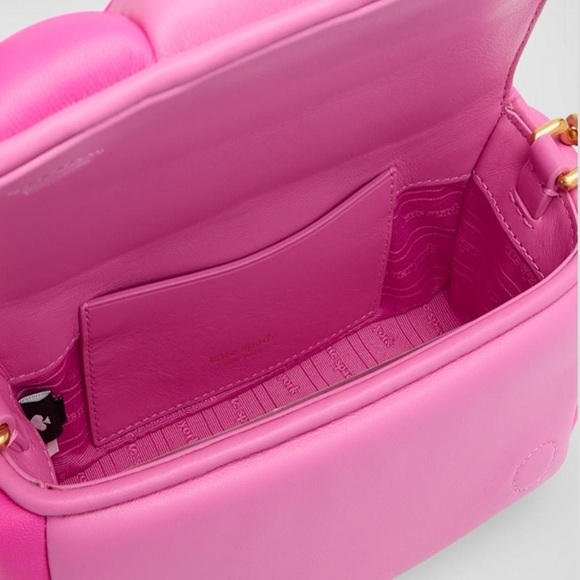 ♠️Kate Spade Boxxy Colorblocked East-West Crossbody Bag, Vivid Snapdragon Pink - Picture 7 of 12